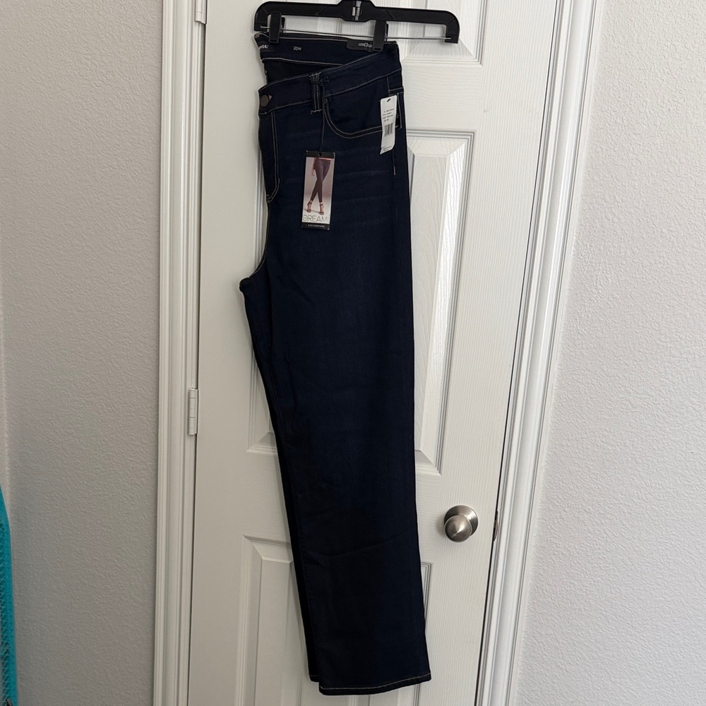 Liverpool Straight Leg Jeans - Dark Indigo Blue